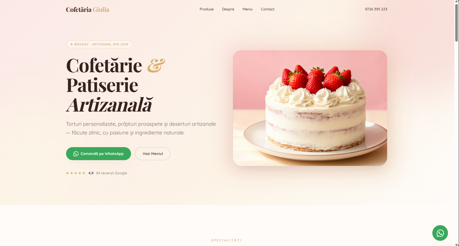 Demo – Cofetărie / Patiserie — preview 1