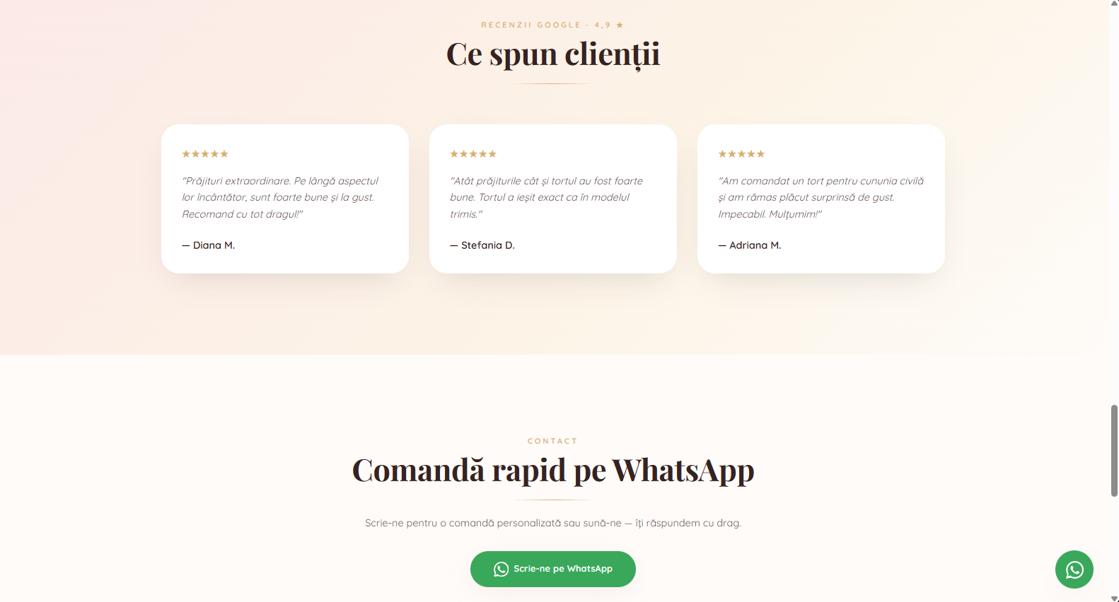 Demo – Cofetărie / Patiserie — preview 3